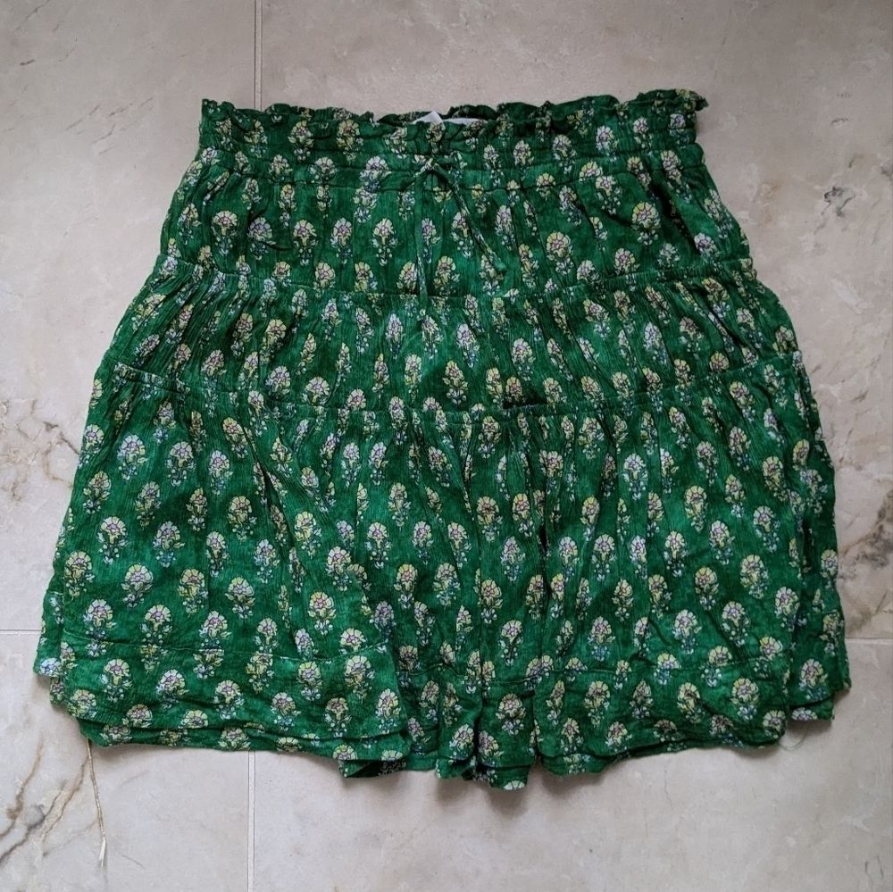 Zara | Paisley Floral Skort Skirt